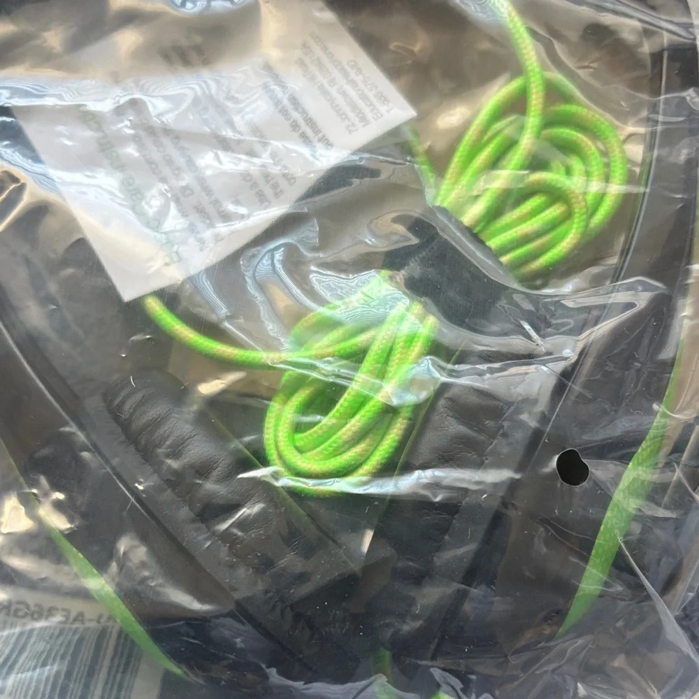 AE-36 Headset - Black and Green
